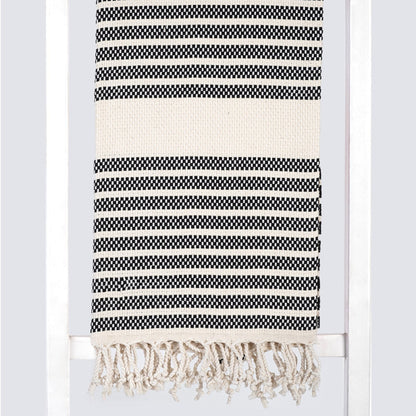 MADEATHAND HAMAMTUCH "MARMARA" 100x180cm - schwarz