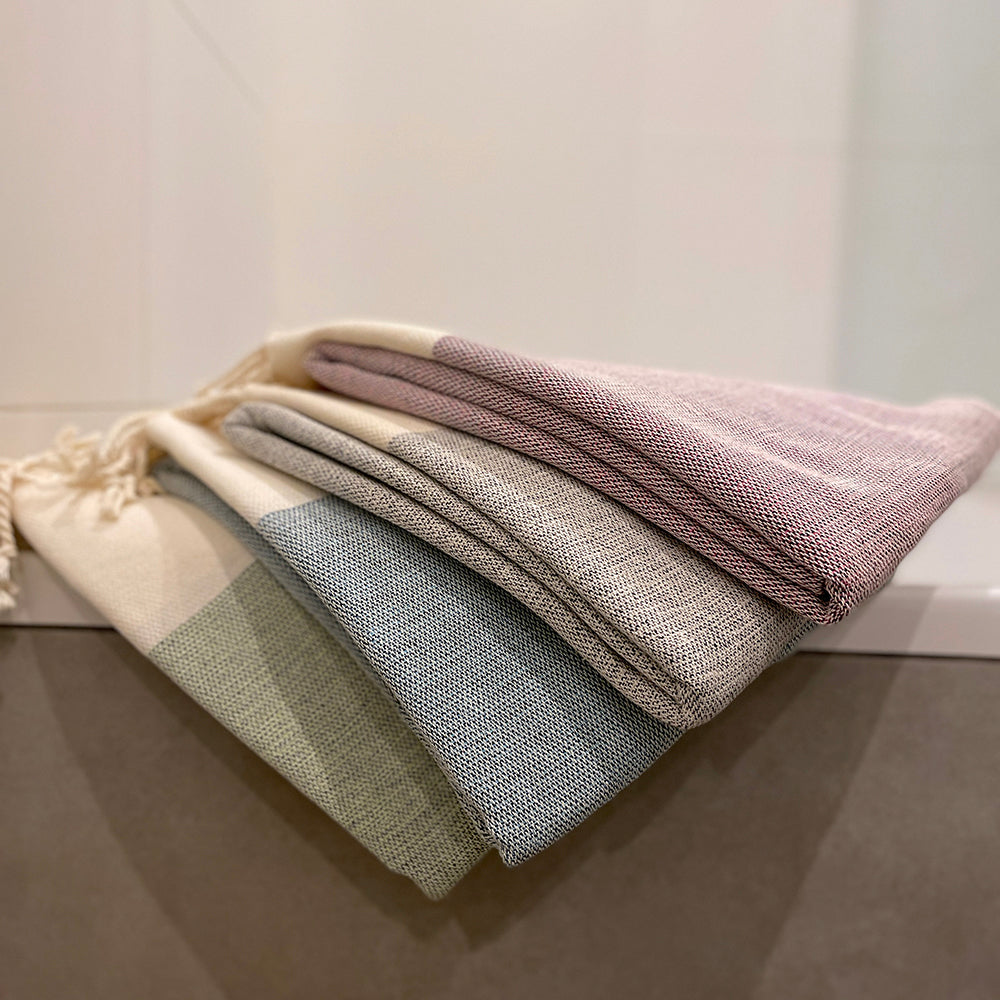 MADEATHAND Hamamtuch "ZEN" 100% BAUMWOLLE - Farbauswahl