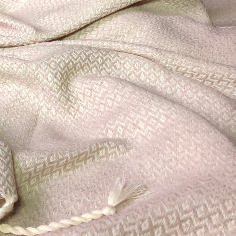 MADEATHAND Türkisches Hamamtuch "KRISTALL" 100x180cm - beige