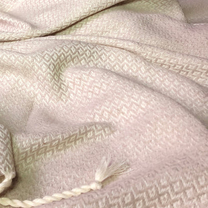 MADEATHAND Türkisches Hamamtuch "KRISTALL" 100x180cm - beige