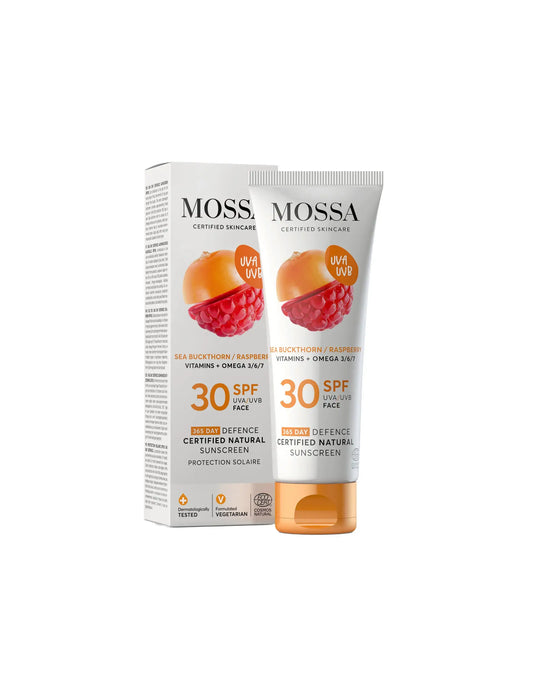 MOSSA 365 DAYS zertifizierte natürliche Sonnencreme gegen UV-Strahlen 50 ml