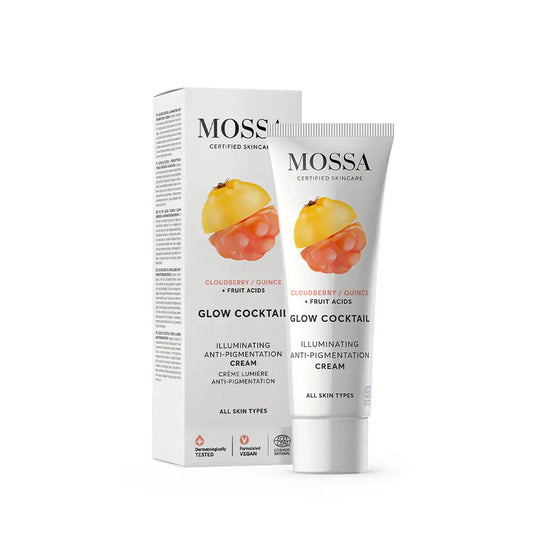 MOSSA GLOW COCKTAIL Anti-Pigmentierungscreme hellt Pigmentflecken AUF 50 ml