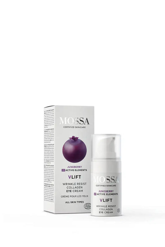 MOSSA V-LIFT Anti-Falten Kollagen Augencreme gegen Falten & für straffe Haut 15 ml