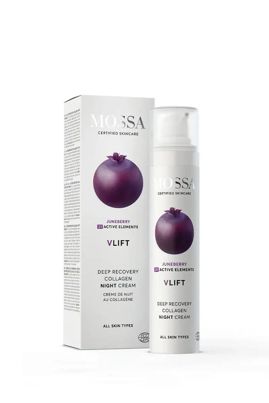 MOSSA V-LIFT Kollagen Nachtcreme faltenreduzierend & straffend 50 ml