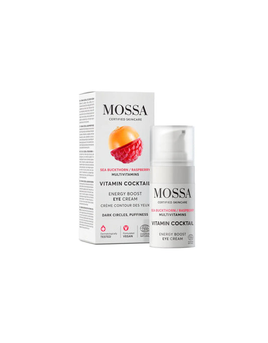 MOSSA VITAMIN COCKTAIL Energie Boost Augencreme gegen Augenringe 15 ml