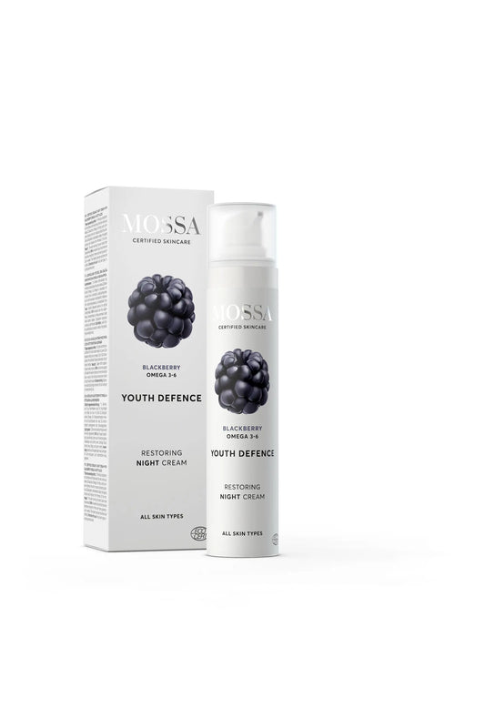 MOSSA YOUTH DEFENCE Nachtcreme Anti-Aging für schöne Haut 50 ml