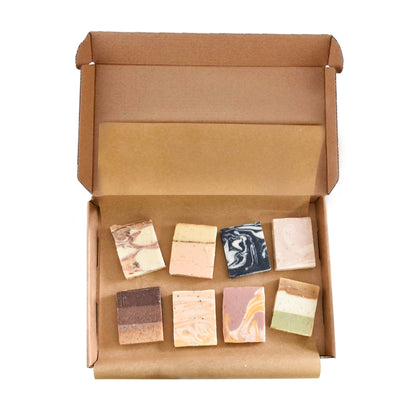 Soap Sampler Gift Set | 8 x 25g Mini Travel Soaps | Natural Handcrafted Letterbox Gift | Vegan, Plastic-Free Skincare-1