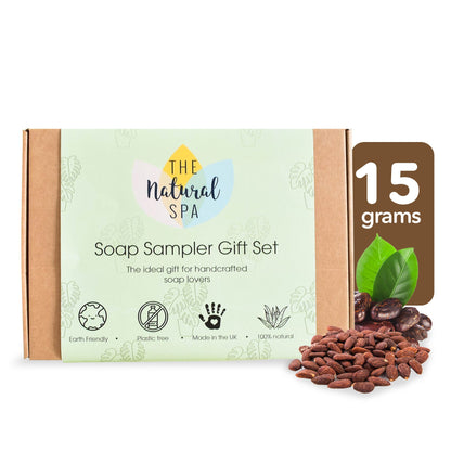 Soap Sampler Gift Set | 8 x 25g Mini Travel Soaps | Natural Handcrafted Letterbox Gift | Vegan, Plastic-Free Skincare-3