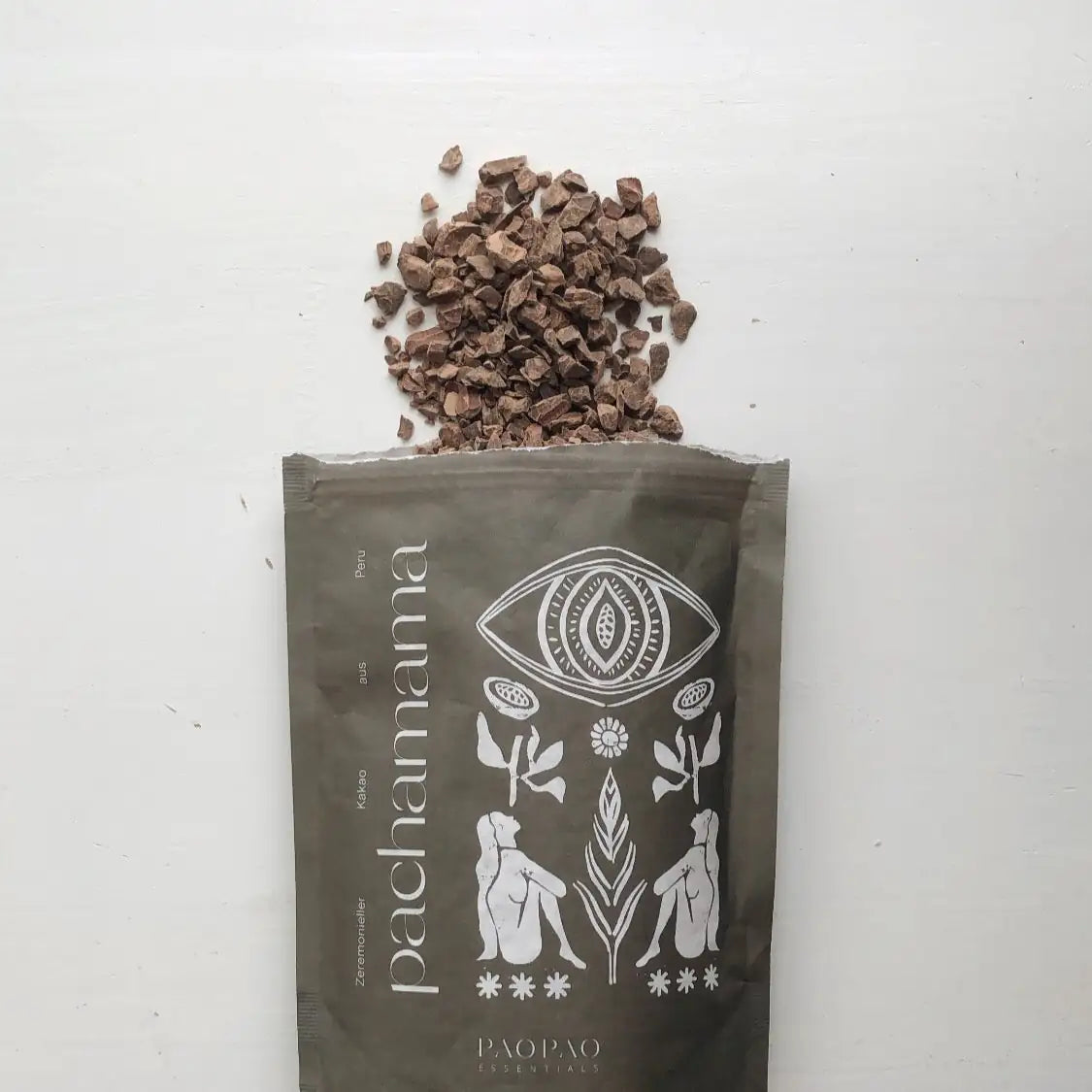 PAOPAO ESSENTIALS PACHAMAMA Kakao zeremonieller Rohkakao aus Peru 250 g