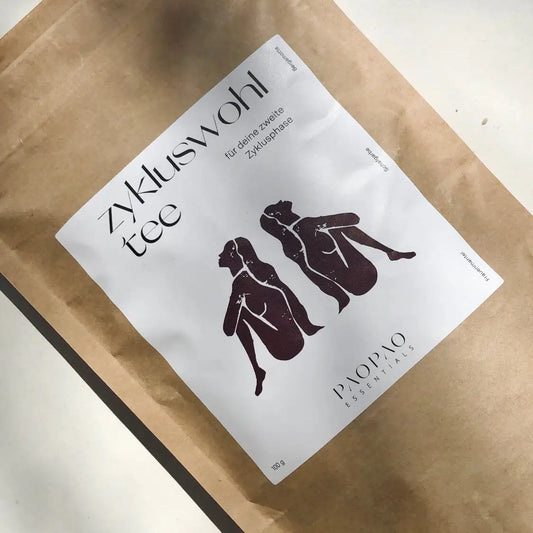 PAOPAO ESSENTIALS Zykluswohl Kräuterteemischung gegen PMS & hormonelle Beschwerden 100 g