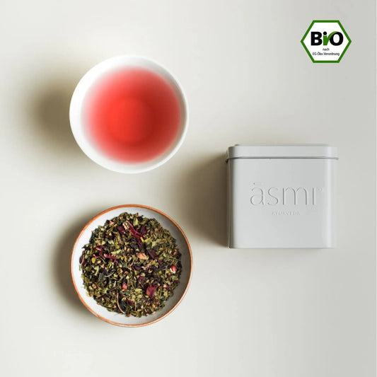 ASMI AYURVEDA Geschenkset Tiefschlaf & Regeneration mit Öl und Tee 2 Stück