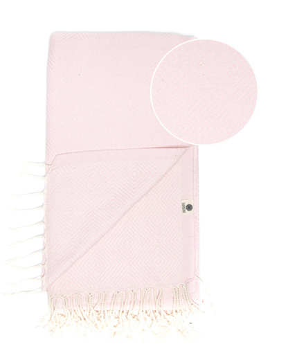 CRYSTAL Beach Towel, Turkish Hammam Towel, Spa & Sauna Towel - Light Pink-1