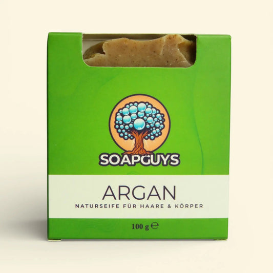 SOAPGUYS ARGAN Naturseife pflegende Seife für trockene Haut 100 g