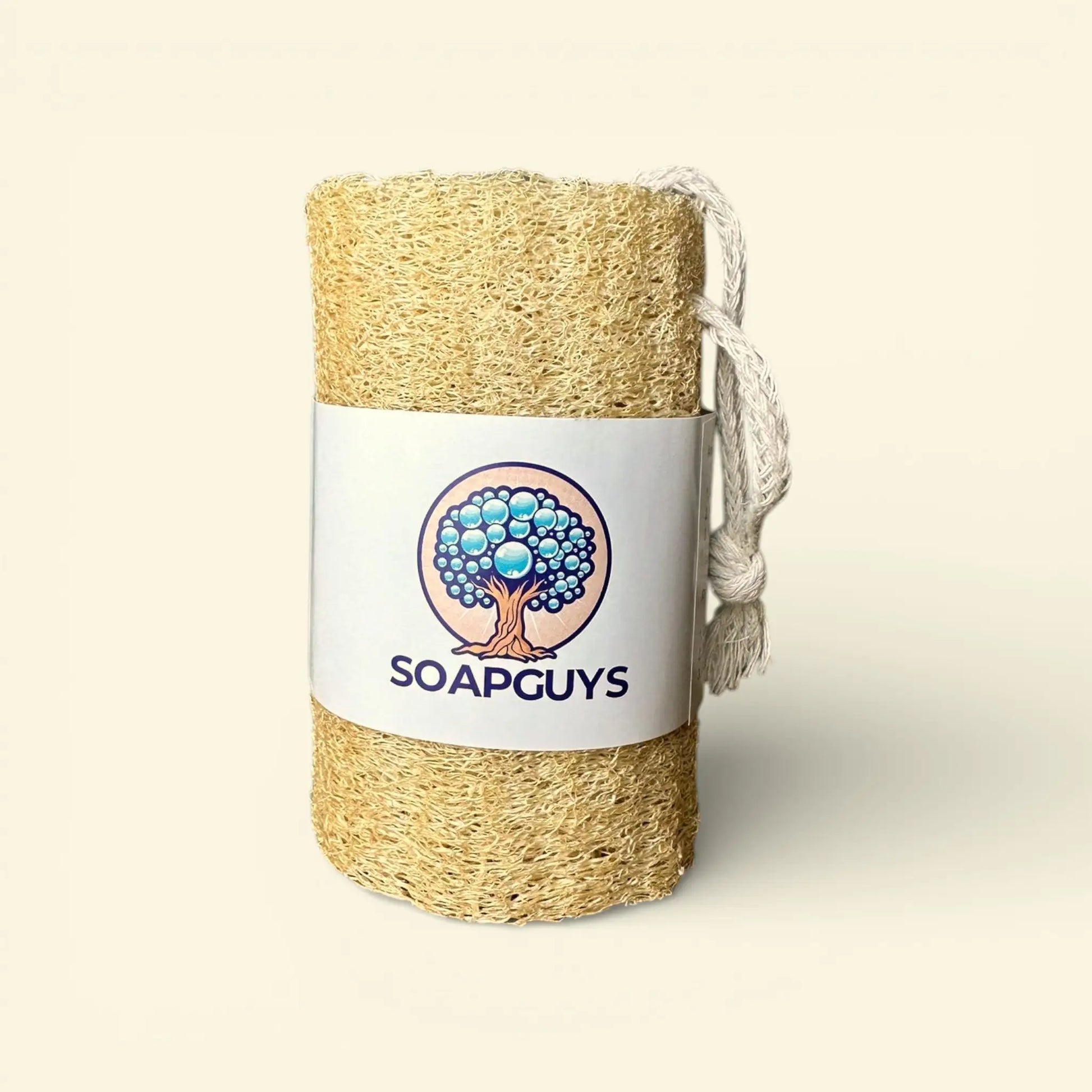 SOAPGUYS Luffa Schwamm braun sanftes Peeling für empfindliche Haut