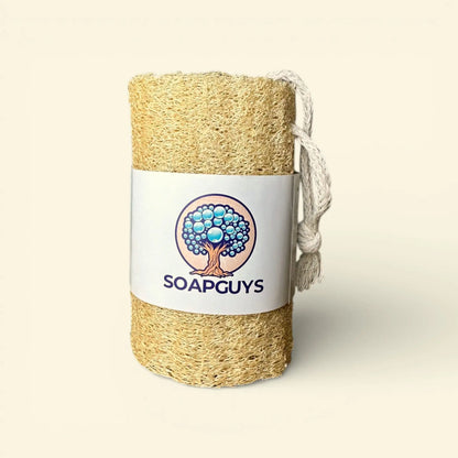 SOAPGUYS Luffa Schwamm braun sanftes Peeling für empfindliche Haut