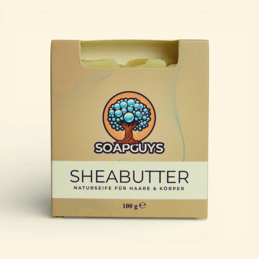 SOAPGUYS SHEABUTTER Naturseife feuchtigkeitsspendend & beruhigend 100 g
