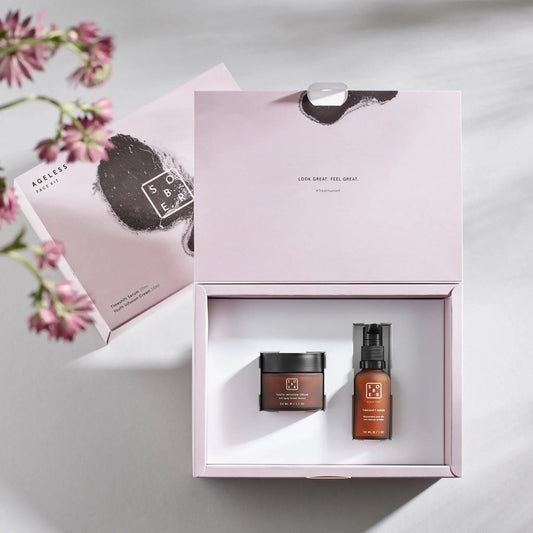 SOBER BERLIN Ageless Face Kit Set Anti-Aging Creme & Serum gegen Falten 50 ml & 30 ml