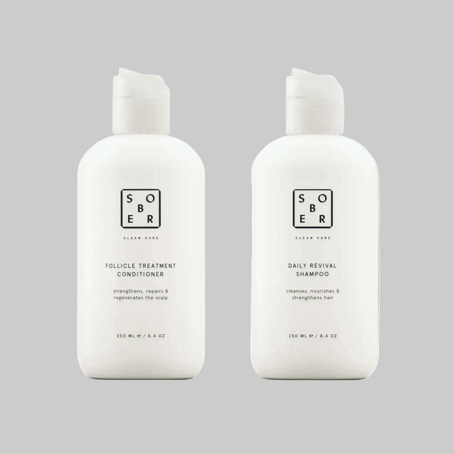 SOBER BERLIN Anti-Haarausfall Kur Shampoo & Condition 2x 250 ml