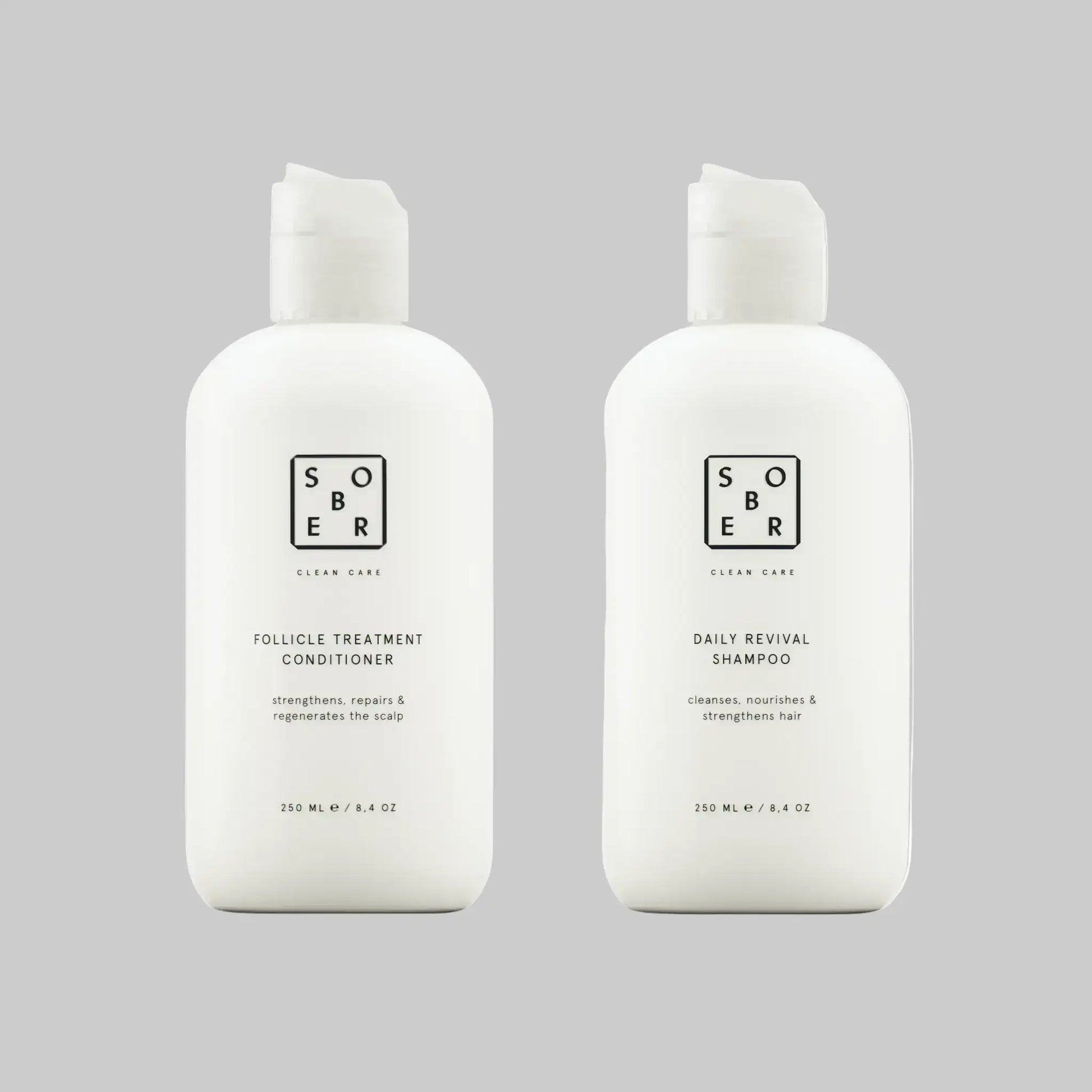 SOBER BERLIN Anti-Haarausfall Kur Shampoo & Condition 2x 250 ml