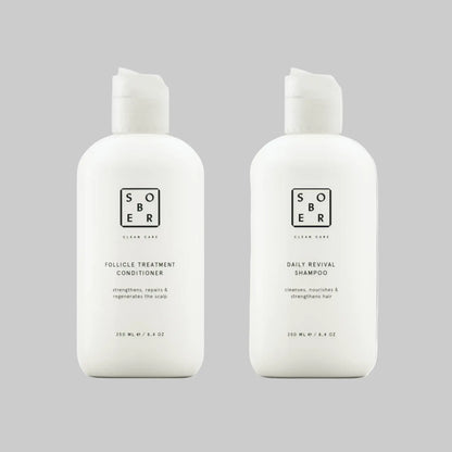 SOBER BERLIN Anti-Haarausfall Kur Shampoo & Condition 2x 250 ml