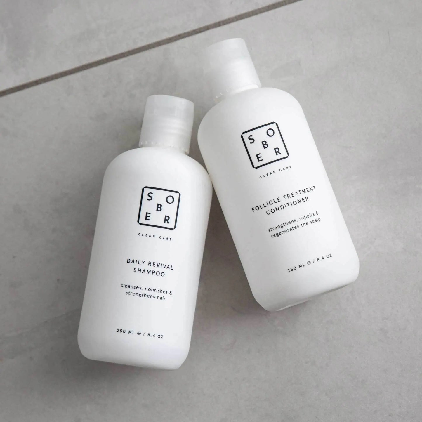 SOBER BERLIN Anti-Haarausfall Kur Shampoo & Condition 2x 250 ml