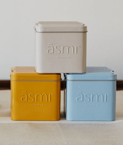 ASMI AYURVEDA Tee Geschenkset Bio Tee Set 3x Dosen