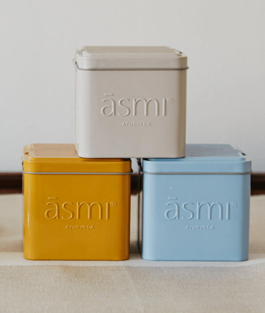 ASMI AYURVEDA Tee Geschenkset Bio Tee Set 3x Dosen