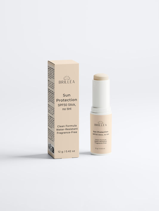 BRILLÉA | SUN PROTECTION STICK SPF50 | MINERALISCHER SONNENSCHUTZ FÜR GESICHT & KÖRPER | 7G