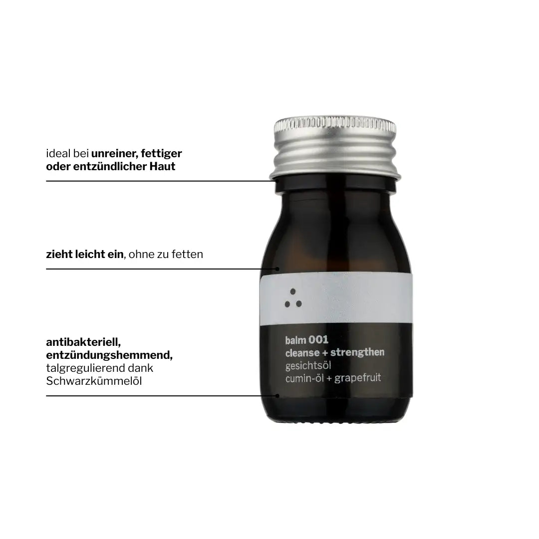 THEREFORE BEAUTY Balm 001 Gesichtsöl gegen Pickel & Akne 30 ml