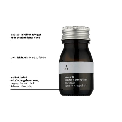 THEREFORE BEAUTY Balm 001 Gesichtsöl gegen Pickel & Akne 30 ml