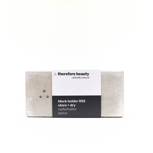 THEREFORE BEAUTY Block Holder 001 Seifenhalter für langlebige Seife 1 Stück
