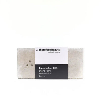 THEREFORE BEAUTY Block Holder 001 Seifenhalter für langlebige Seife 1 Stück