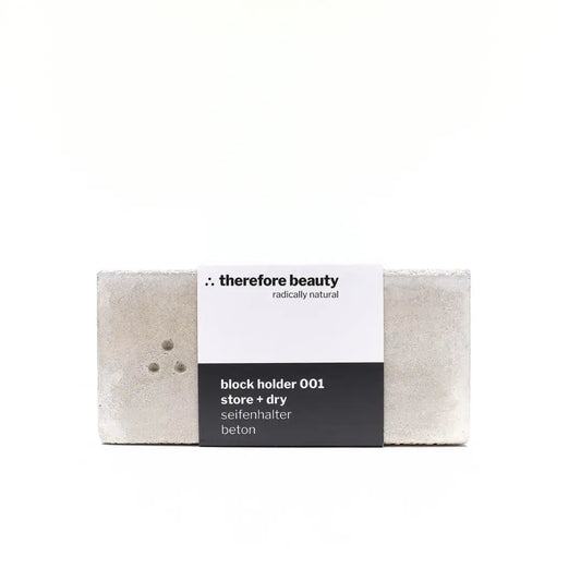 THEREFORE BEAUTY Block Holder 001 Seifenhalter für langlebige Seife 1 Stück