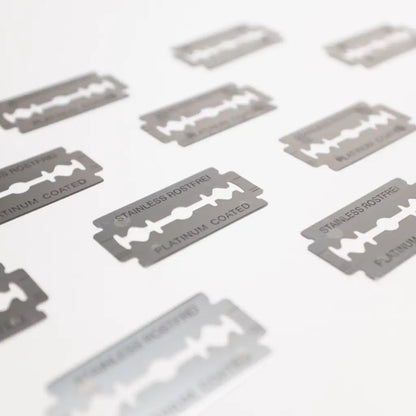THEREFORE BEAUTY Rasierklingen für eine plastikfreie Rasur & glatte Haut 10 Stück