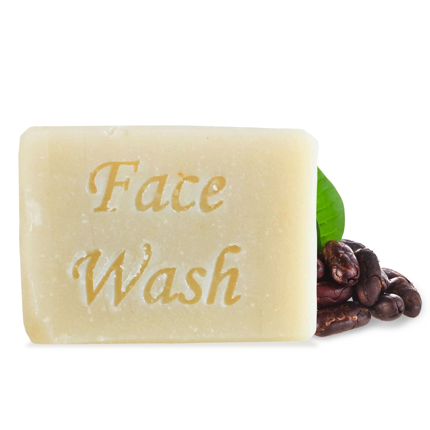 Cocoa Butter Face Wash Bar | Fragrance-Free Natural Facial Cleanser | Vegan, Plastic-Free Skincare for Sensitive Skin-1