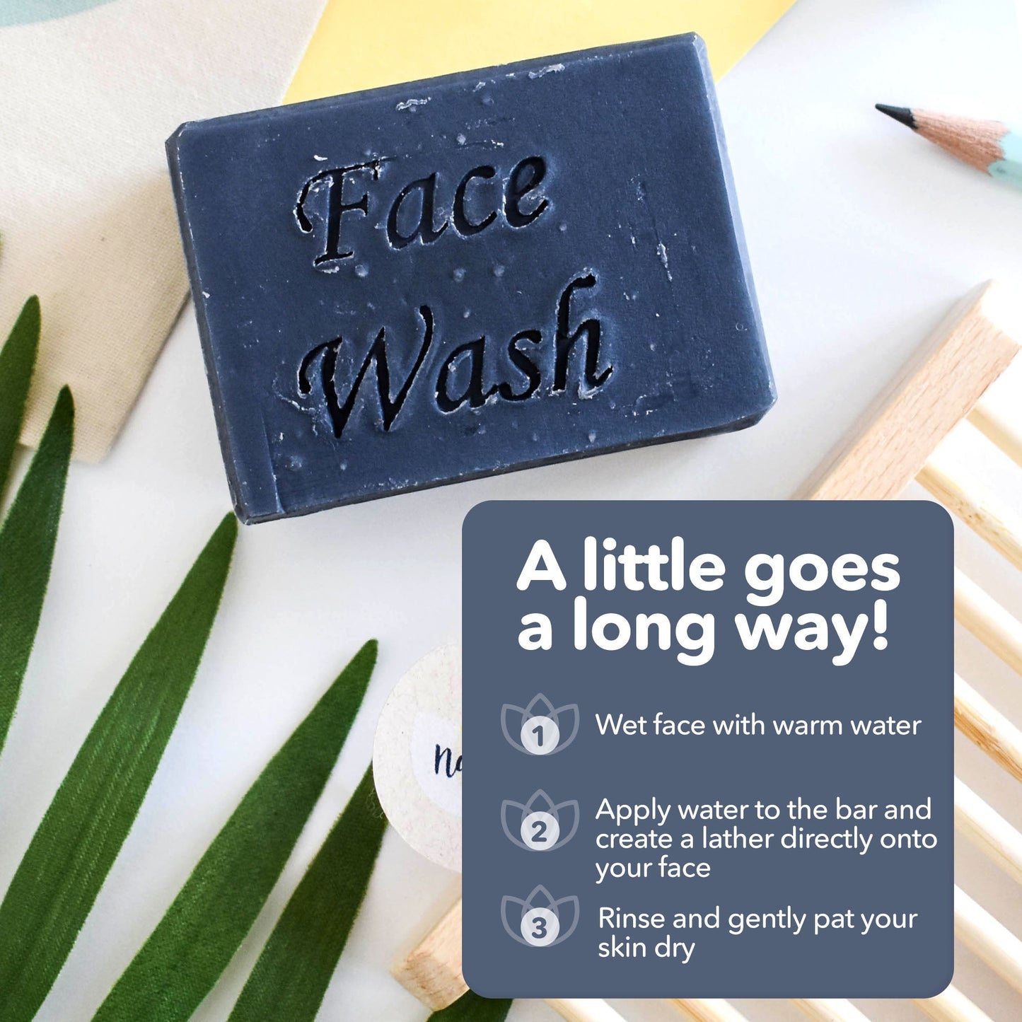 Charcoal Face Wash Bar | Natural Detoxifying Facial Cleanser | Vegan, Plastic-Free Skincare for All Skin Types-4