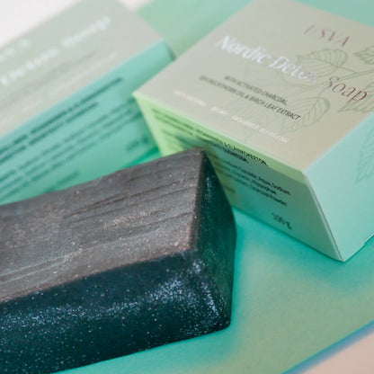 USVA COSMETICS Nordic Detox Soap Reinigung mit Aktivkohle 100 g