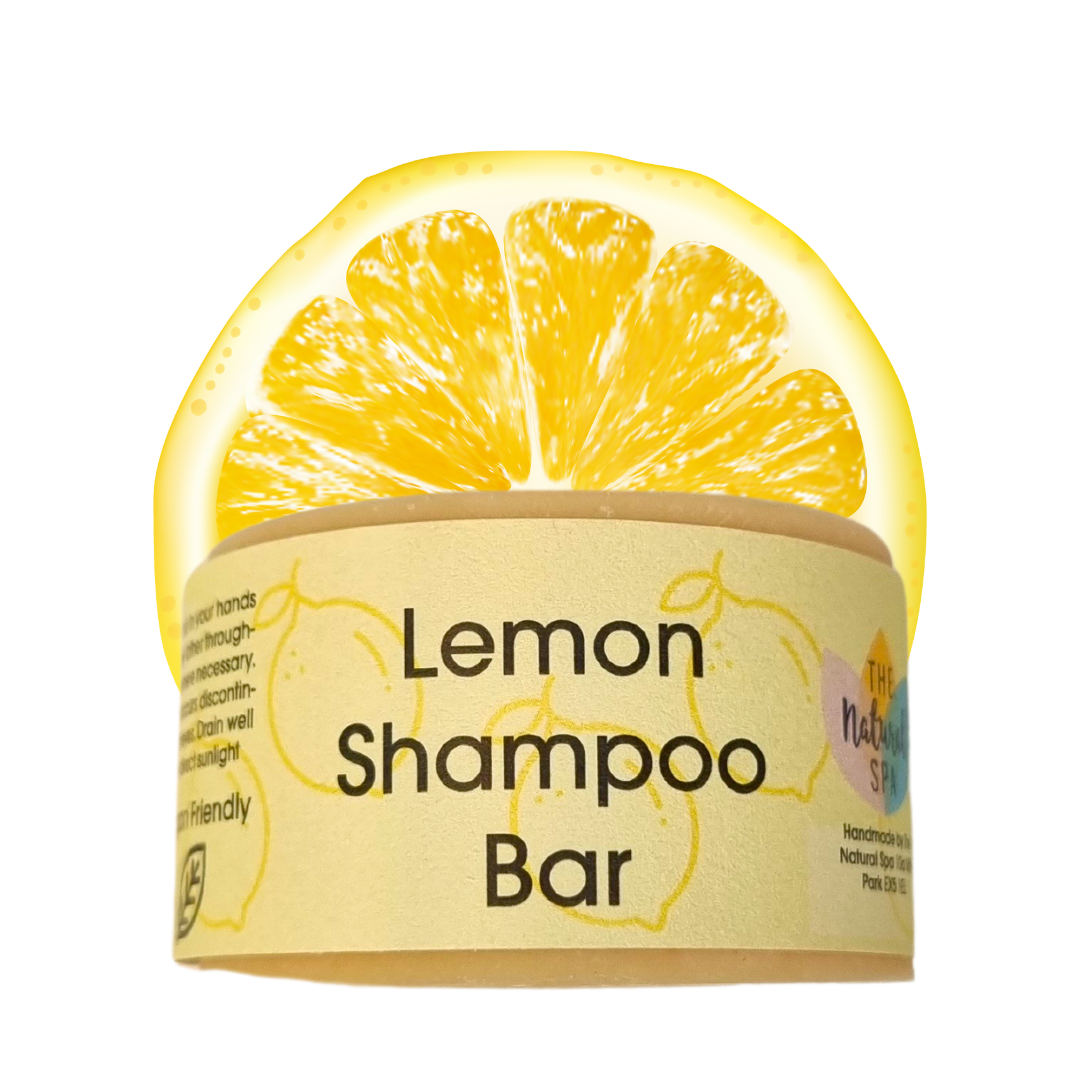 Lemon Shampoo Bar | Natural Hair Wash for All Hair Types | Vegan, Plastic-Free Hair Care-1