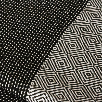 MADEATHAND | TAGESDECKE "TUVAL" | SCHWARZ-WEISS | 200x240cm-1