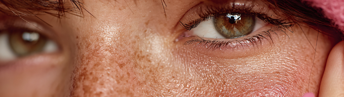 bodybote blog: Was tun gegen trockene Haut? Close up von Frau mit braunen Augen