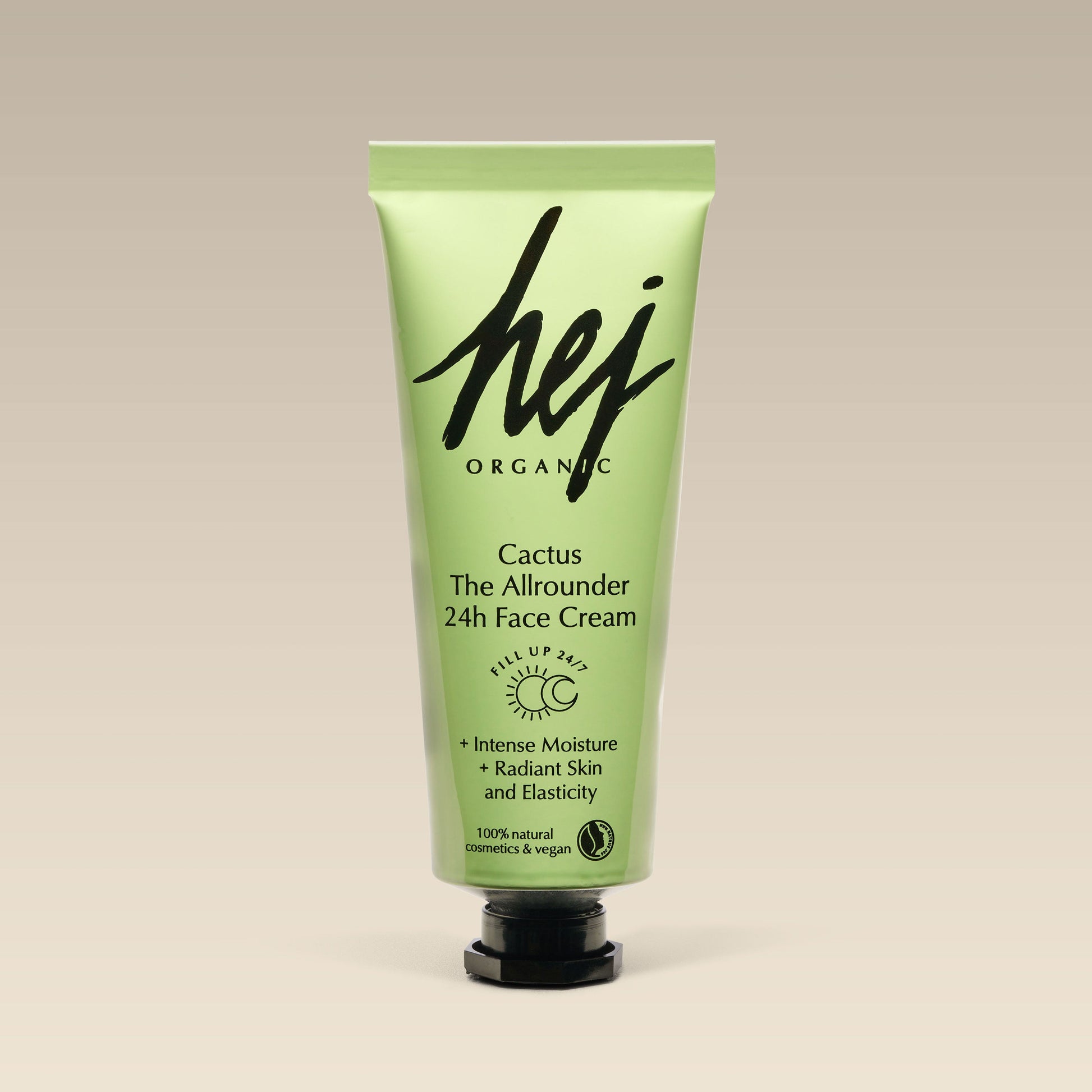 HEJ ORGANIC Cactus The Allrounder 24h Face Cream, 50 ml, Tube mit Schraubverschluss