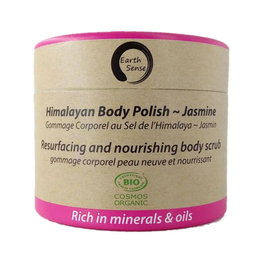 EARTH SENSE ORGANICS Körperpeeling Jasmin mit Himalaya Salz 200ml