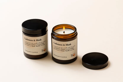 HEY CHALKY | DUFTKERZE IM GLAS CASHMERE & MUSK | 155g-0