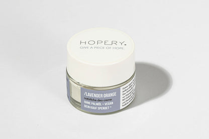 HOPERY Lavendel Orange Deocreme ohne Aluminium 50 ml