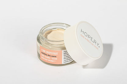 HOPERY Lime Grapefruit Deocreme ohne Aluminium 50 ml