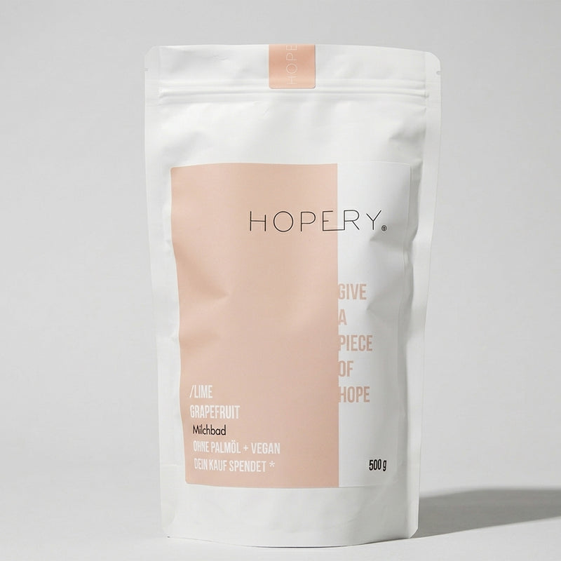HOPERY Lime Grapefruit Milchbad pflegend 70 g oder 500 g