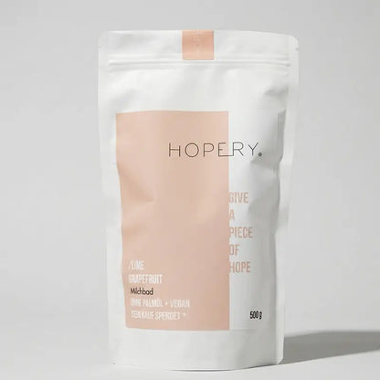 HOPERY Lime Grapefruit Milchbad für zarte und gepflegte Haut 500 g