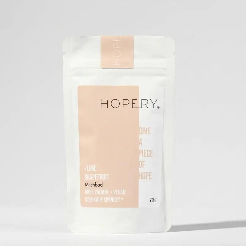 HOPERY Lime Grapefruit Milchbad für zarte und gepflegte Haut 500 g