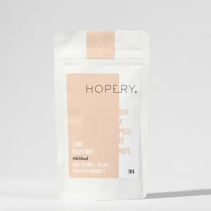 HOPERY Lime Grapefruit Milchbad für zarte und gepflegte Haut 500 g