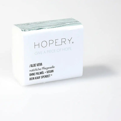 HOPERY Aloe Vera Seife mit Sheabutter und Bio-Arganöl 100 g